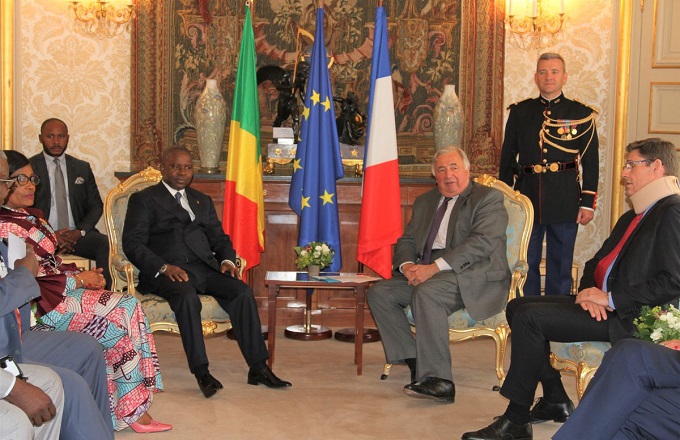 Congo : le président du Sénat français en séjour à Brazzaville