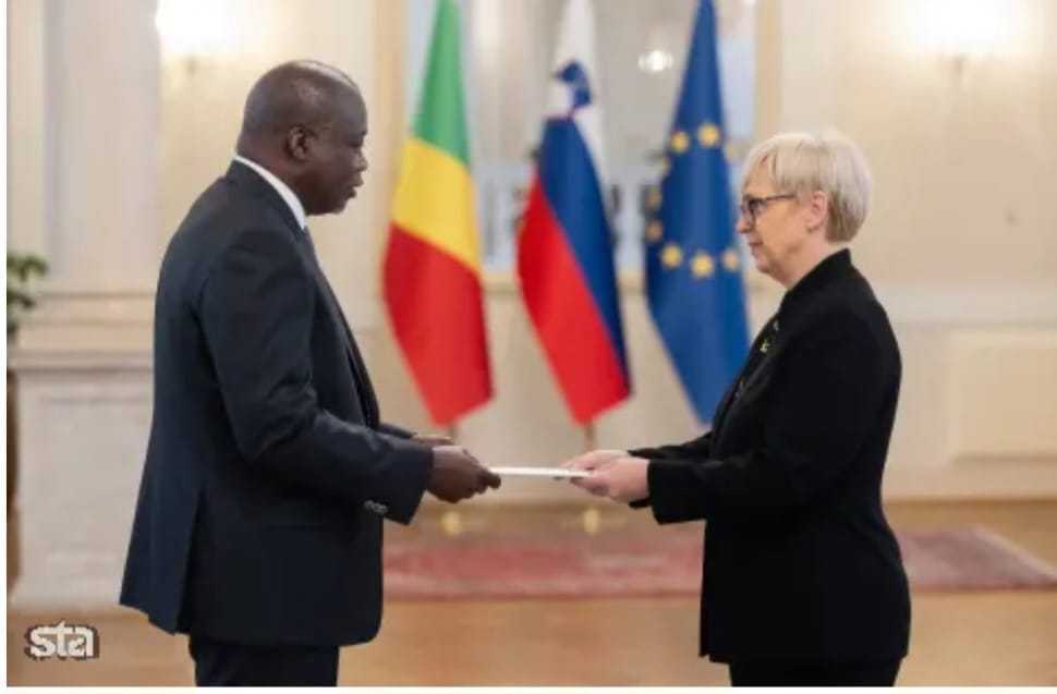 Coopération : Henri Okemba présente ses lettres de créance à Nataša Pirc Musar
