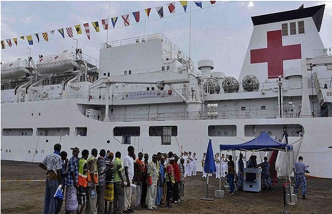 Congo : le navire-hôpital chinois « Arche de la Paix » est arrivé à Pointe-Noire