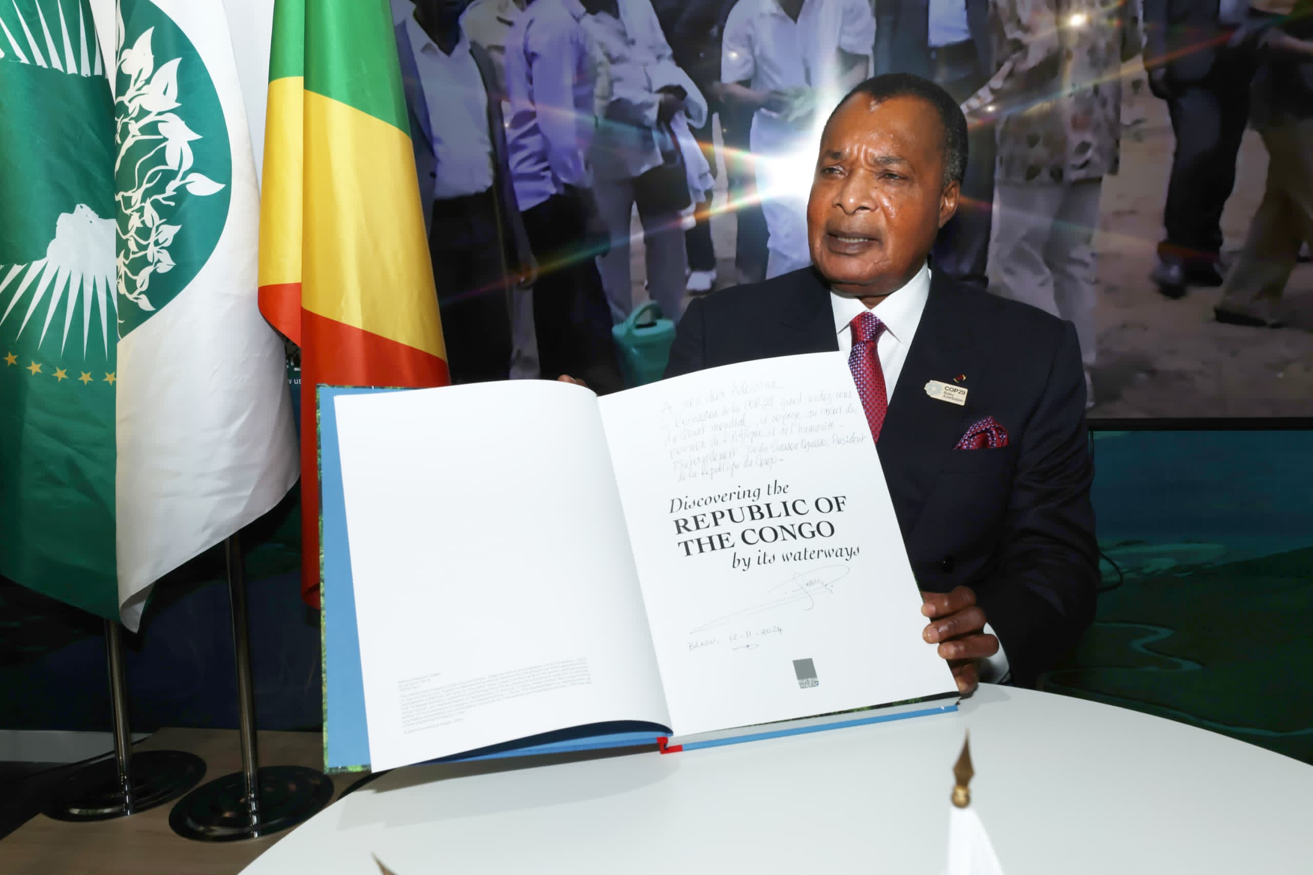 Denis Sassou N’Guesso présente les ressources naturelles du Congo à Bakou