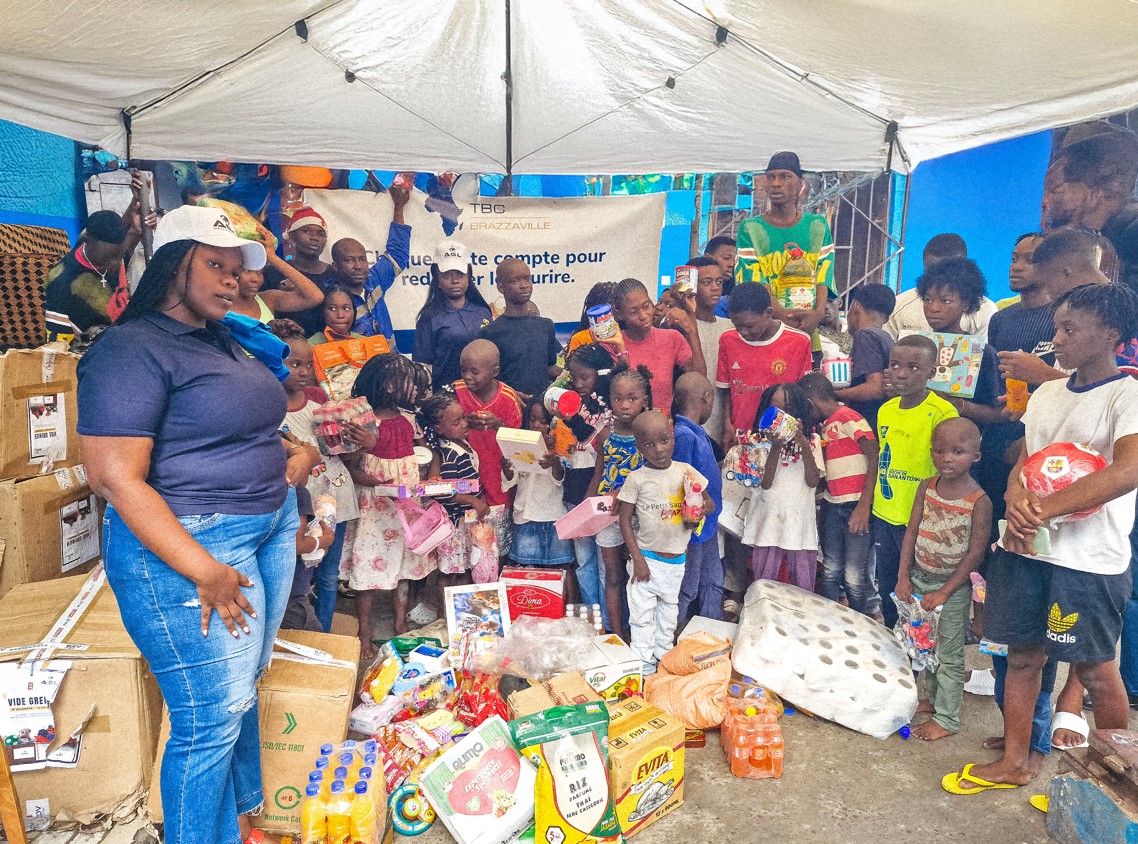 Congo : à Noël les employés de AGL et ses filiales offrent des vivres et jouets aux orphelins