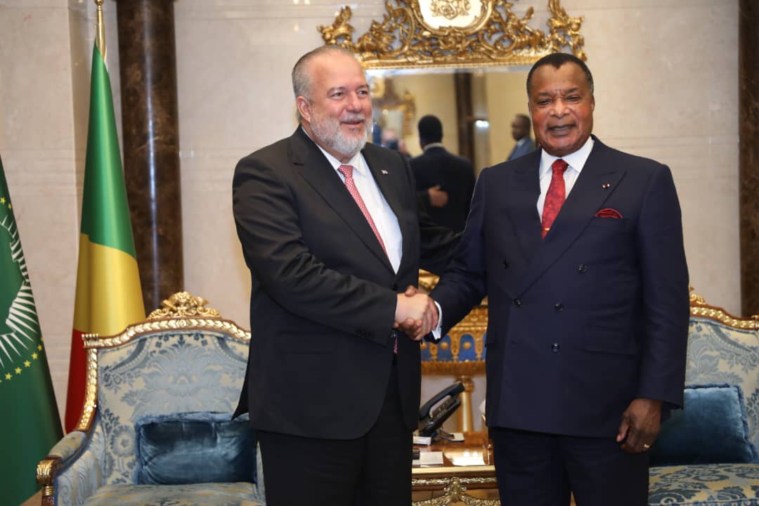 Congo : Denis Sassou N’Guesso reçoit Manuel Marrero Cruz