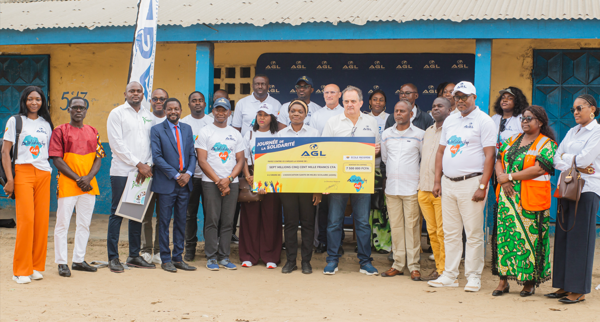 3e édition de la Journée de la Solidarité : AGL Congo et ses filiales mobilisent des collaborateurs autour du programme Ecole Prospère