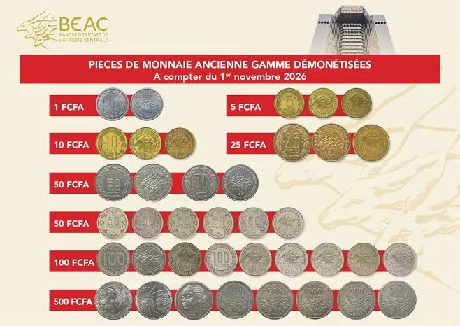 CEMAC : un an pour échanger les anciennes pièces de monnaie démonétisées